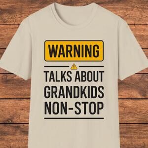 Talks About Grandkids Nonstop Funny Grandma Tee